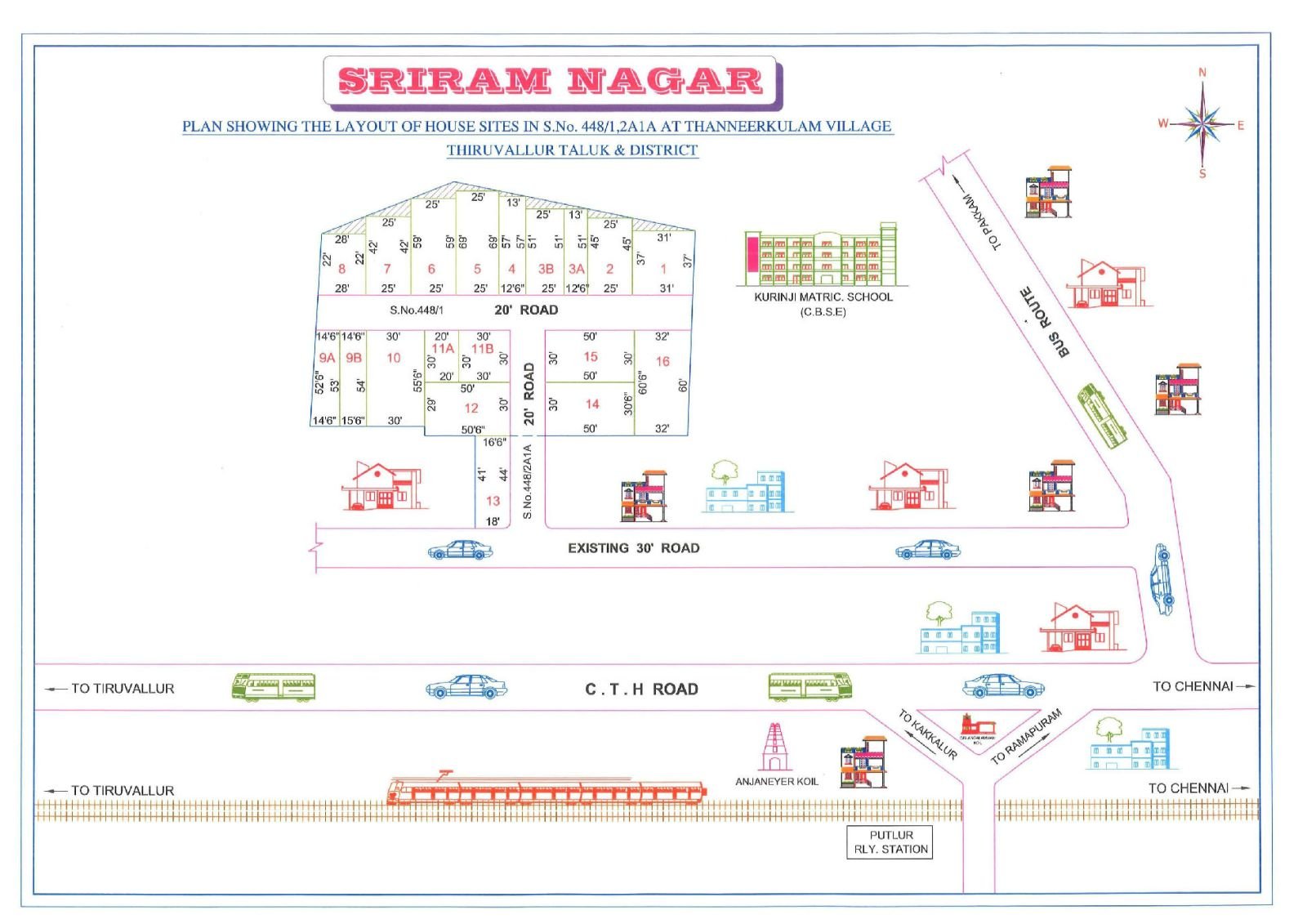 Sriram Nagar — approved layout plan