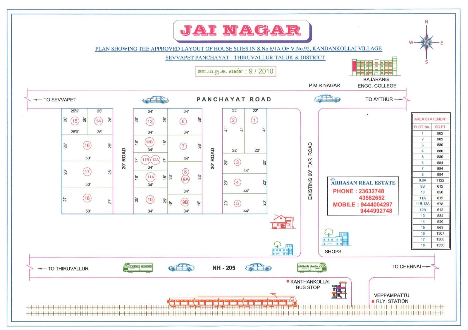 Jai Nagar — approved layout plan